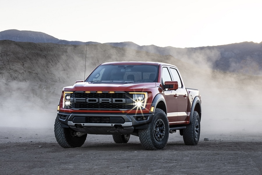 2022 Ford F-150 Raptor™ parked in an off-road location