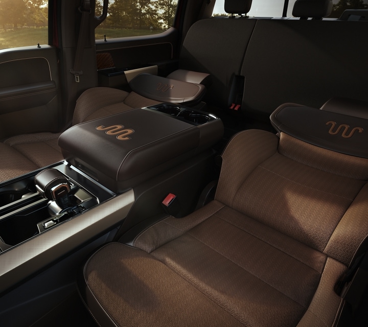2022 Ford F-150 interior with Max Recline seats
