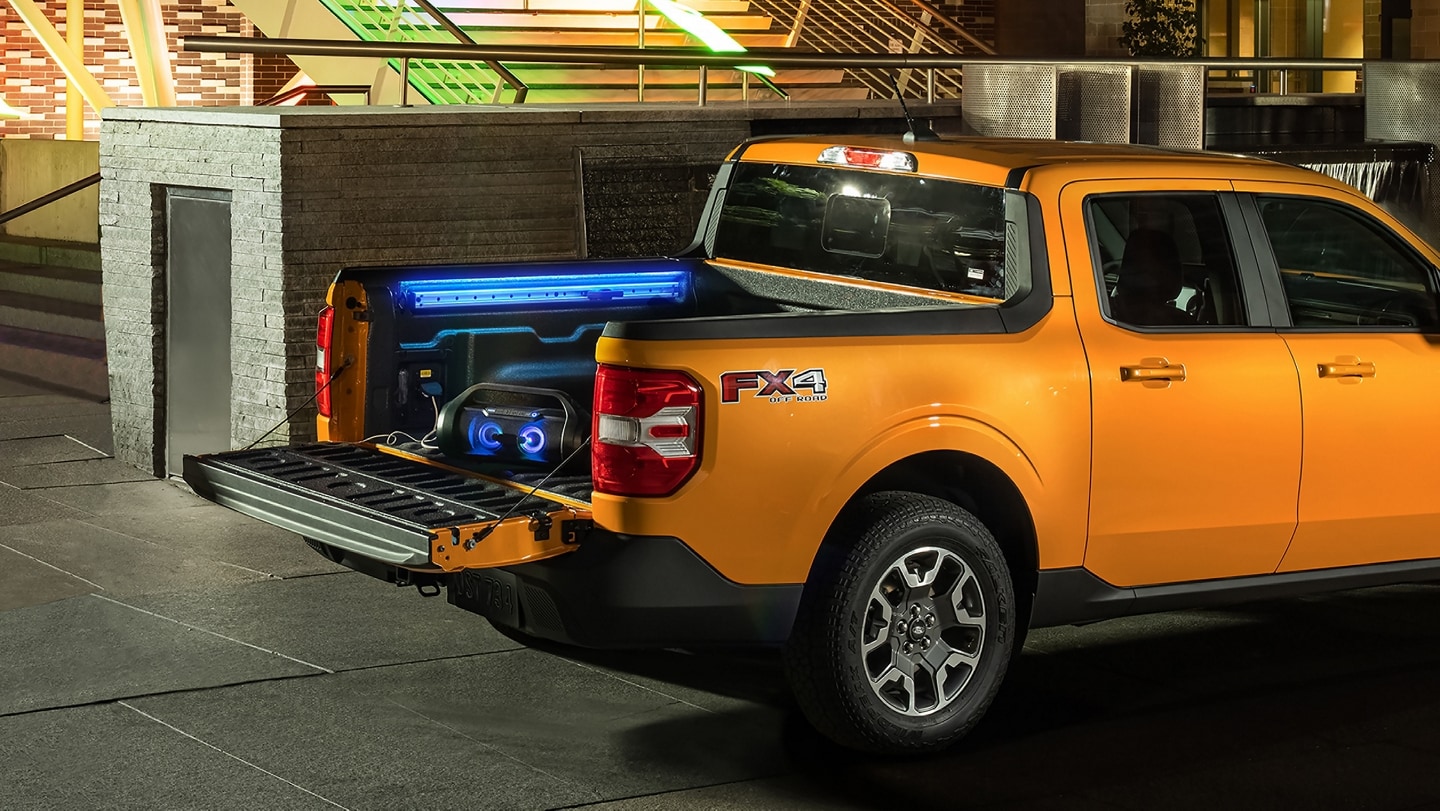 2023 Ford Maverick® truck with DIY bed lighting