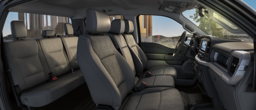 Interior of 2023 Ford F-150® XL SuperCrew