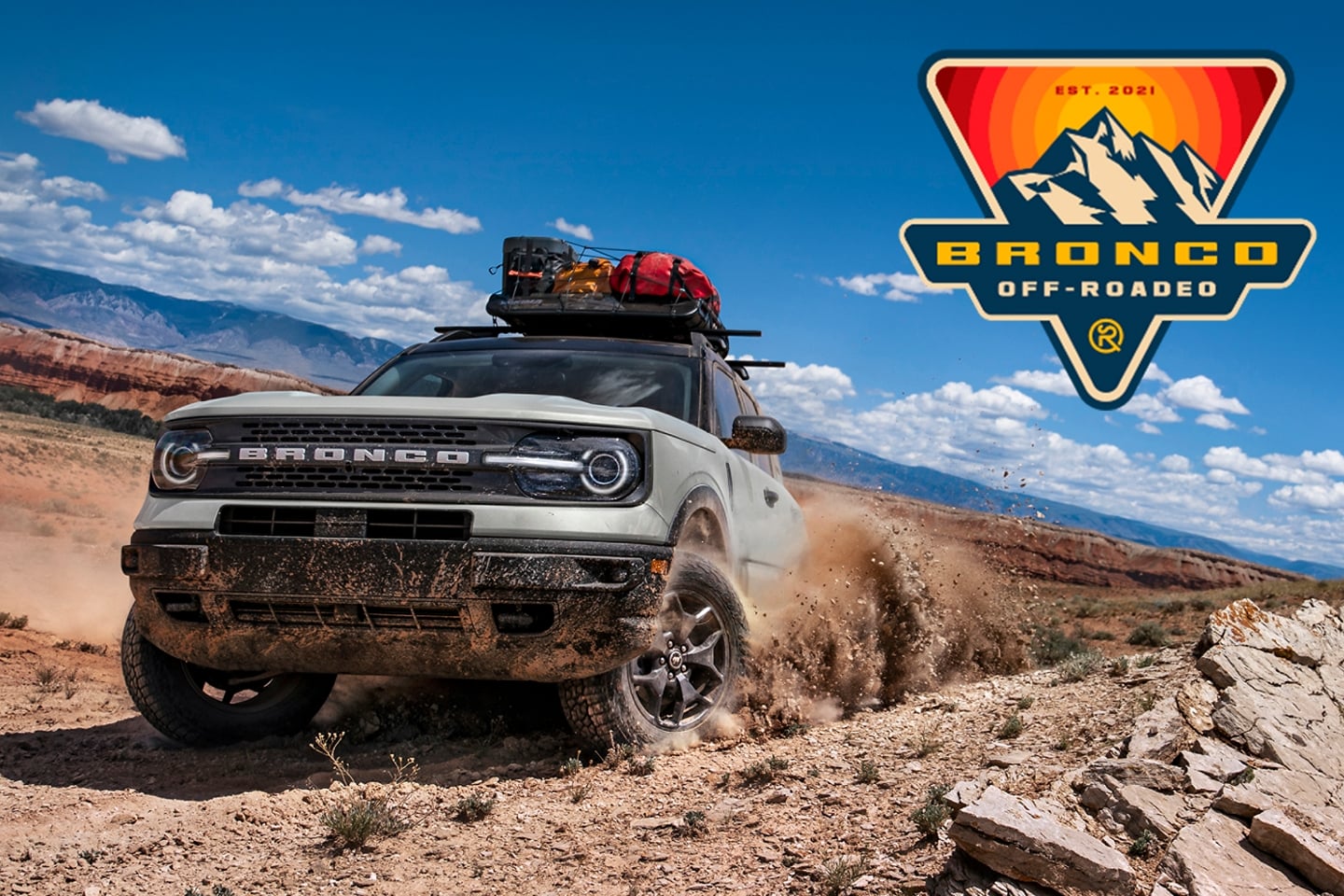 2024 Ford Bronco® Sport Badlands® with optional equipment and available Ford Accessories shown