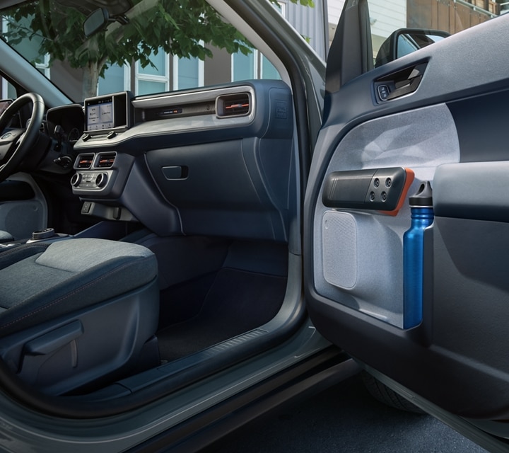 2023 Ford Maverick® truck interior with door-pocket storage