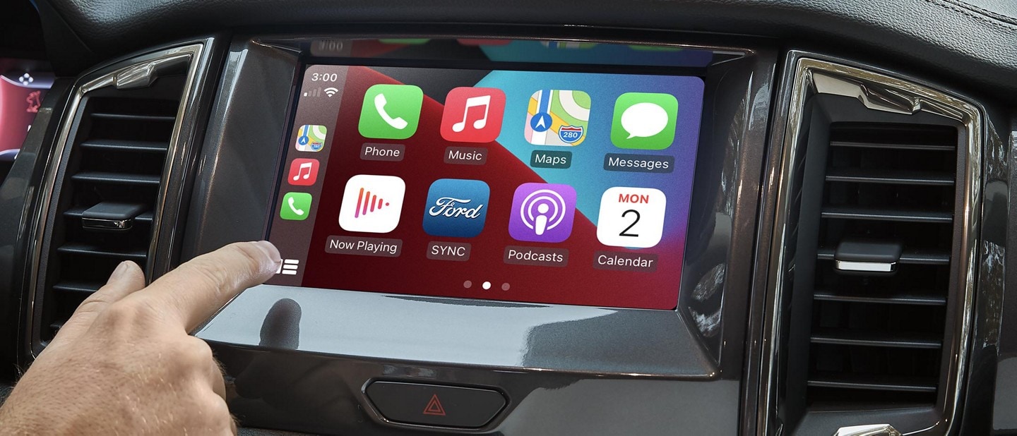 Apple CarPlay® screen on the touchscreen of a Ford Vehicle