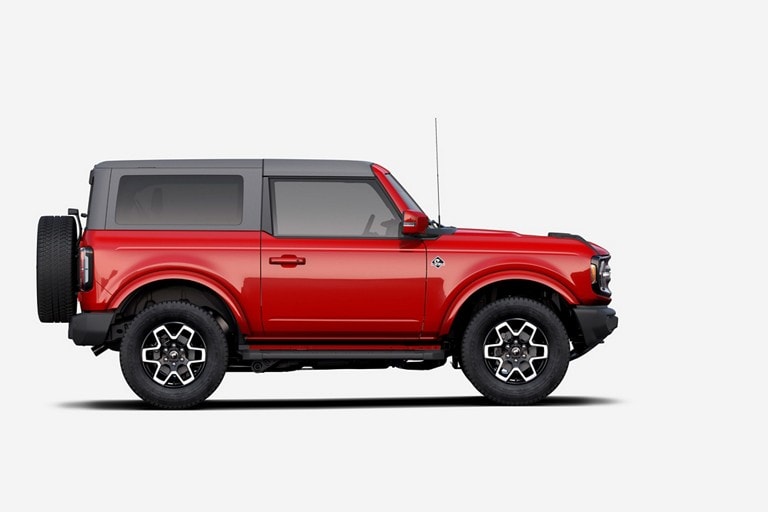 A 2022 red Ford Bronco®