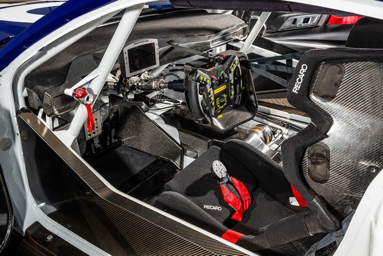 Ford Mustang® GT3 race car interior