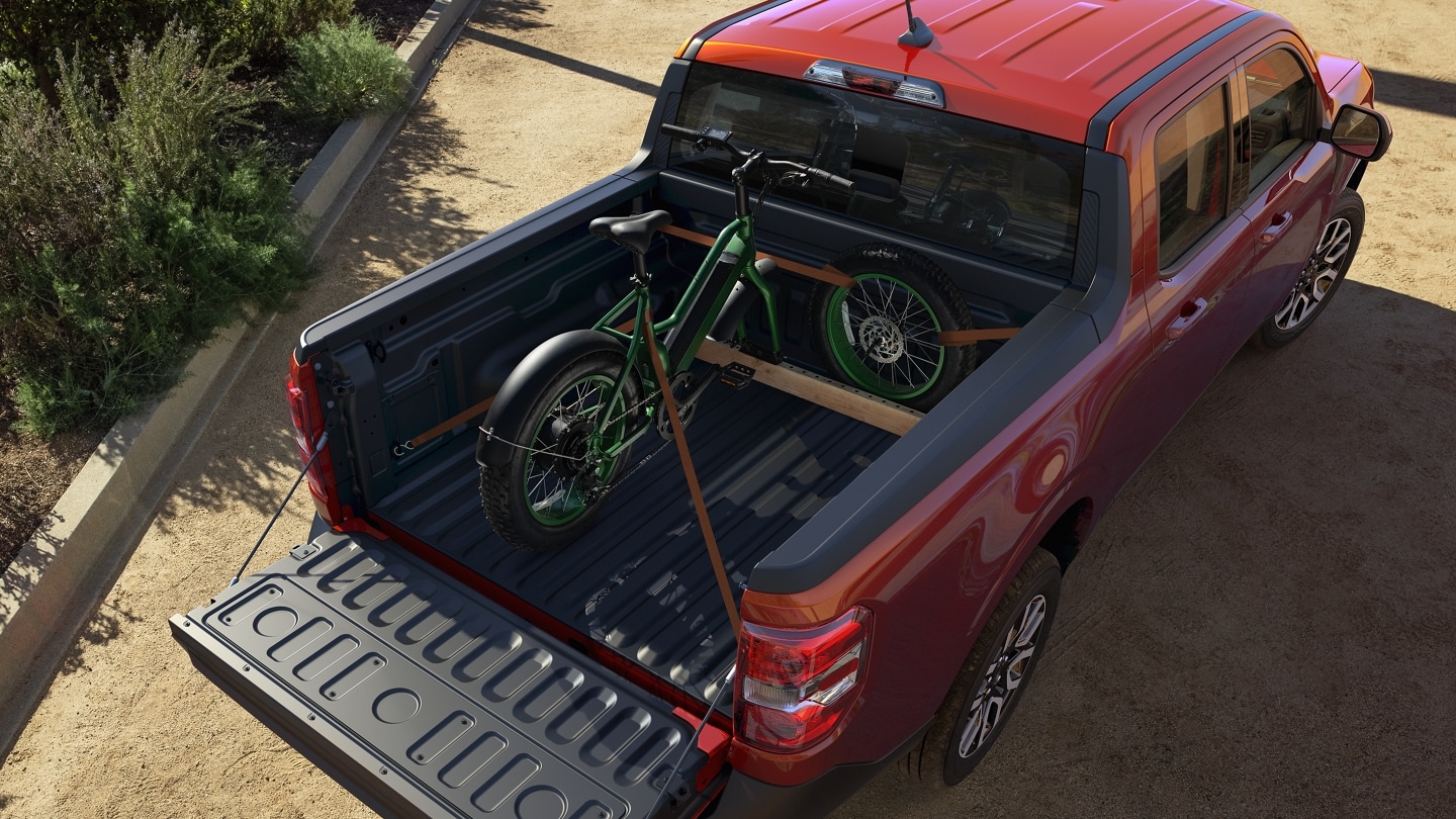 2023 Ford Maverick® truck with bike rack