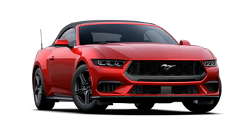 2024 Ford Mustang® EcoBoost® Convertible in Rapid Red
