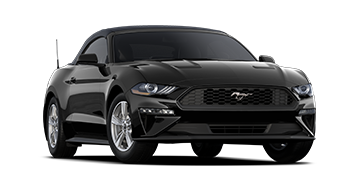 2023 Ford Mustang EcoBoost® Convertible in Shadow Black